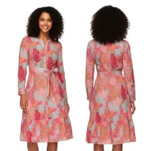 NWT TALBOTS Belted dress in Clustered Garden - Size 2 P